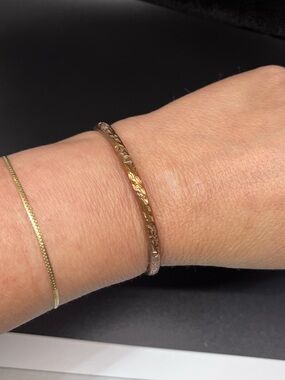 Solid copper bangel bracelet
